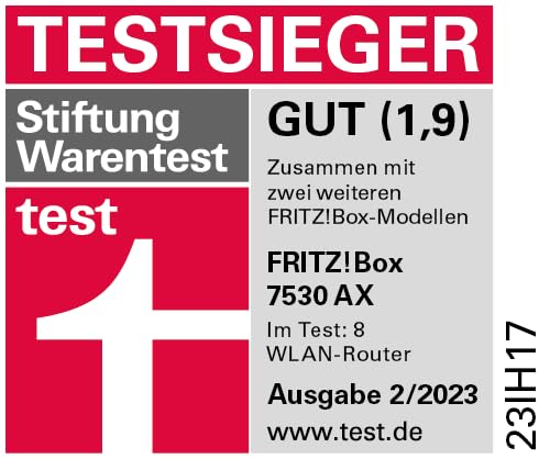FRITZ! Box 7530 AX – WLAN Router mit Wi-Fi 6, VDSL Supervectoring & Mesh – Produktansicht 4