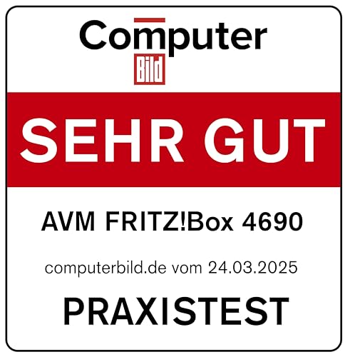 FRITZ! Box 4690 – Wi-Fi 7 Mesh Router für DSL, Kabel & Glasfaser mit Multi-Gig-Ports – Produktansicht 3