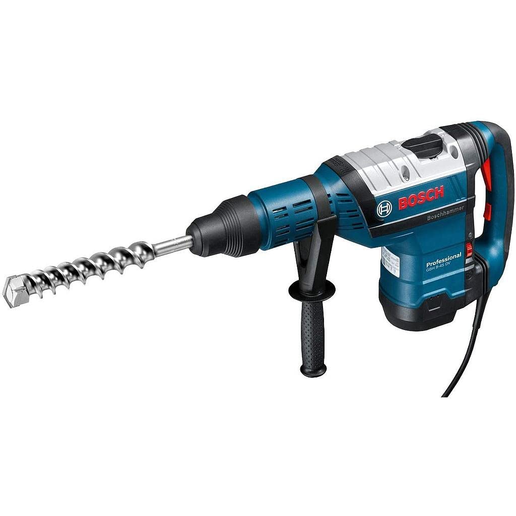 Bosch PRO Bohrhammer GBH 8-45 DV (Leistung 1.500 Watt, Bohr-Ø in Beton mit Hammerbohrern: 12-45 mm, Schlagenergie max.: 12,5 