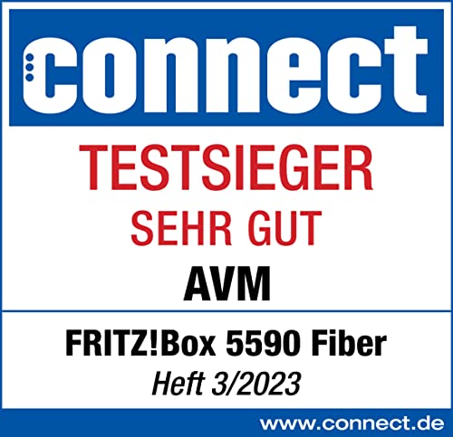 FRITZ! Box 5590 Fiber – Glasfaser-Router mit Wi-Fi 6, Mesh & 2.5G LAN-Port – Produktansicht 3