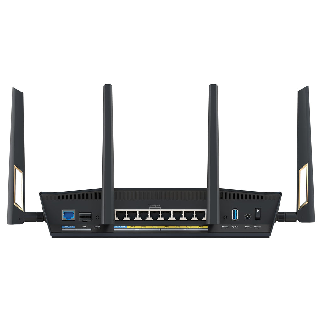 ASUS RT-BE88U Dual-Band WiFi 7 Router – AiMesh, 10G & 2.5G Ports, VPN-Unterstützung – Produktansicht 5