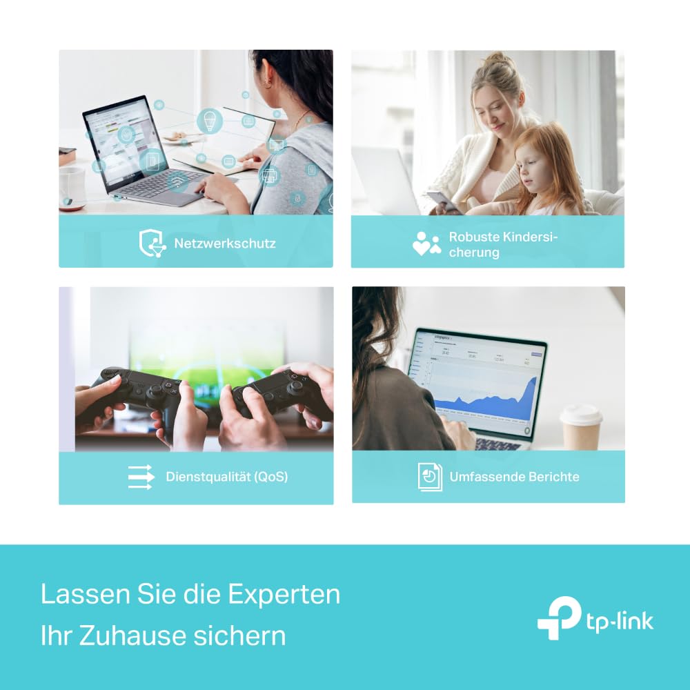 TP-Link Deco X50 AX3000 Mesh WiFi 6 System (3er-Packung) – Dual-Band, Gigabit-Ports, WPA3-Schutz – Produktansicht 2