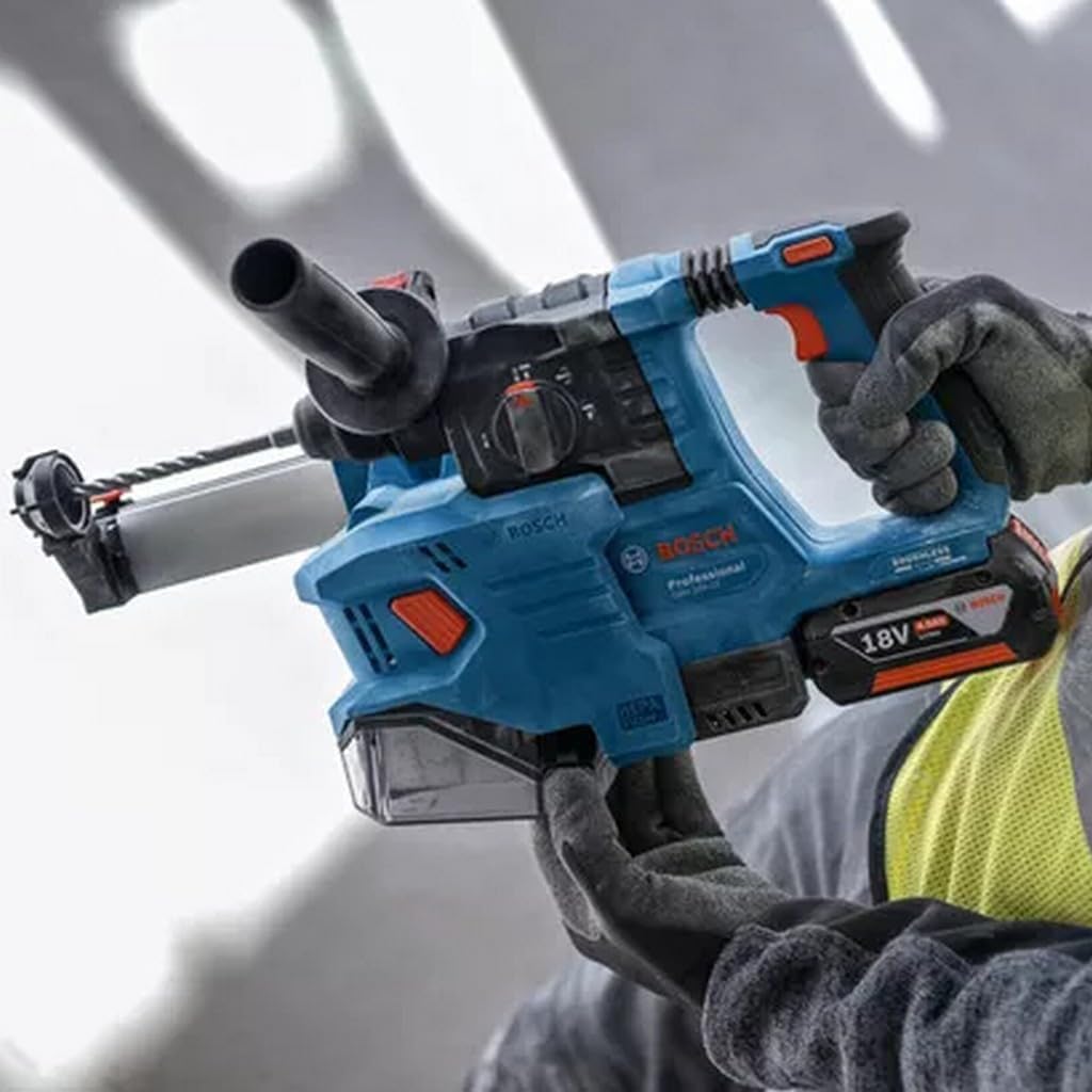 Bosch Professional 18 V System Akku Bohrhammer GBH 18 V-22 (mit SDS plus, KickBack Control und Vibration Control, inkl. GDE 1