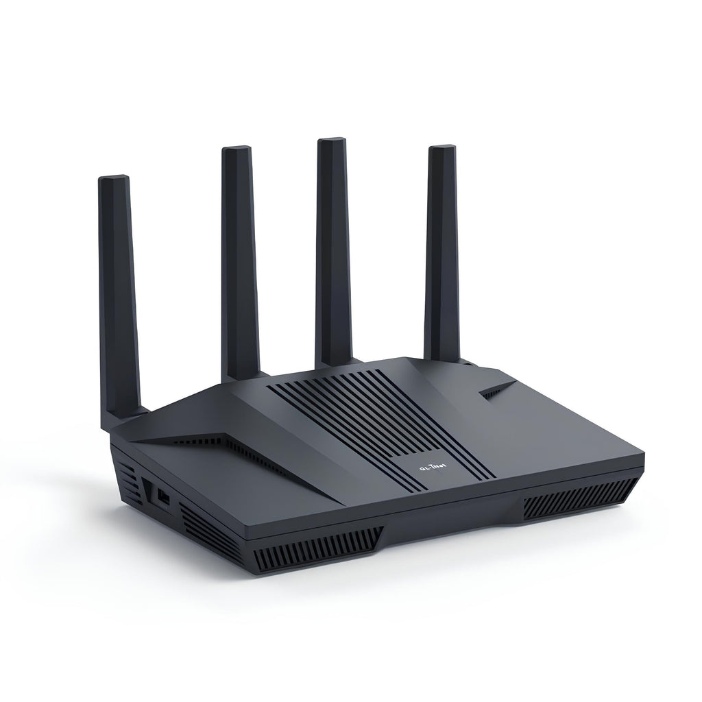GL.iNet GL-MT6000 (Flint 2) – Wi-Fi 6 Gaming Router mit 2×2.5G & 4×Gigabit-Ports – Produktansicht 1