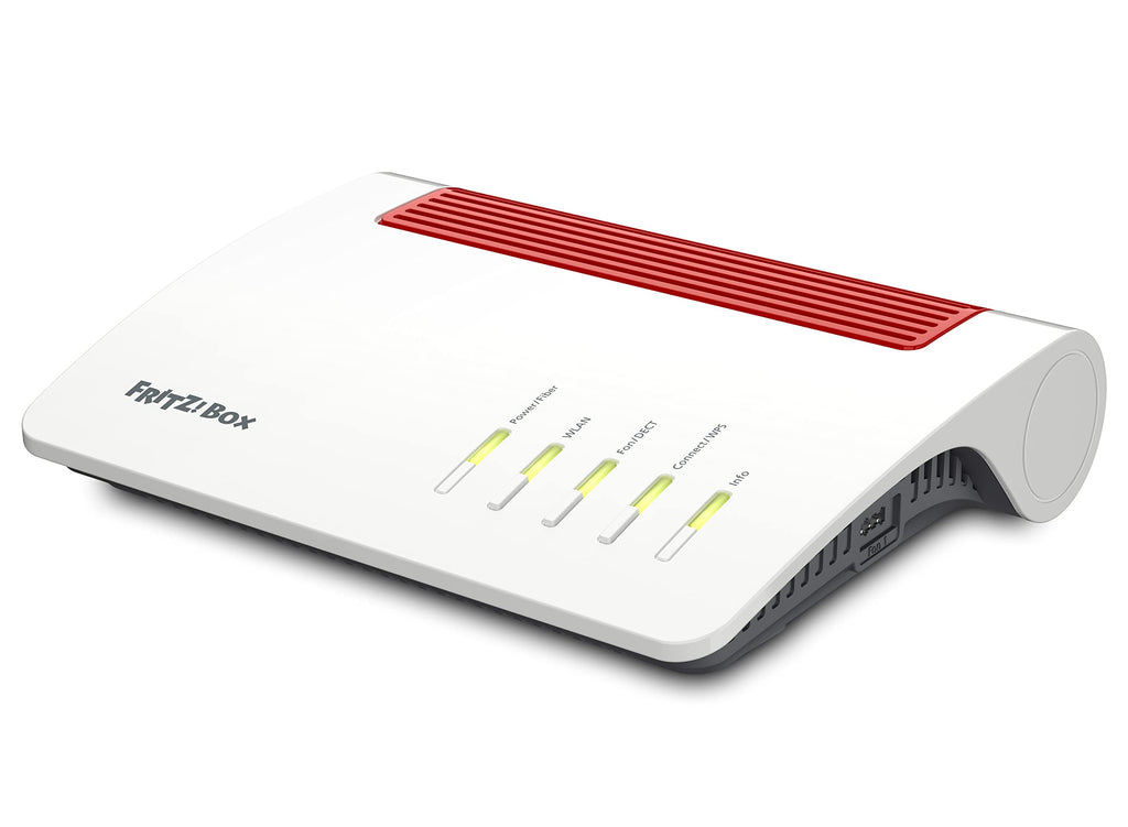 FRITZ! Box 5590 Fiber – Glasfaser-Router mit Wi-Fi 6, Mesh & 2.5G LAN-Port – Produktansicht 1