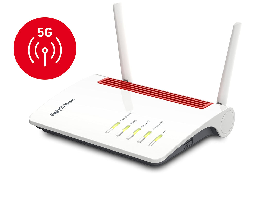 FRITZ! Box 6850 5G – LTE/5G Router mit WLAN AC+N & DECT-Basis – Produktansicht 7