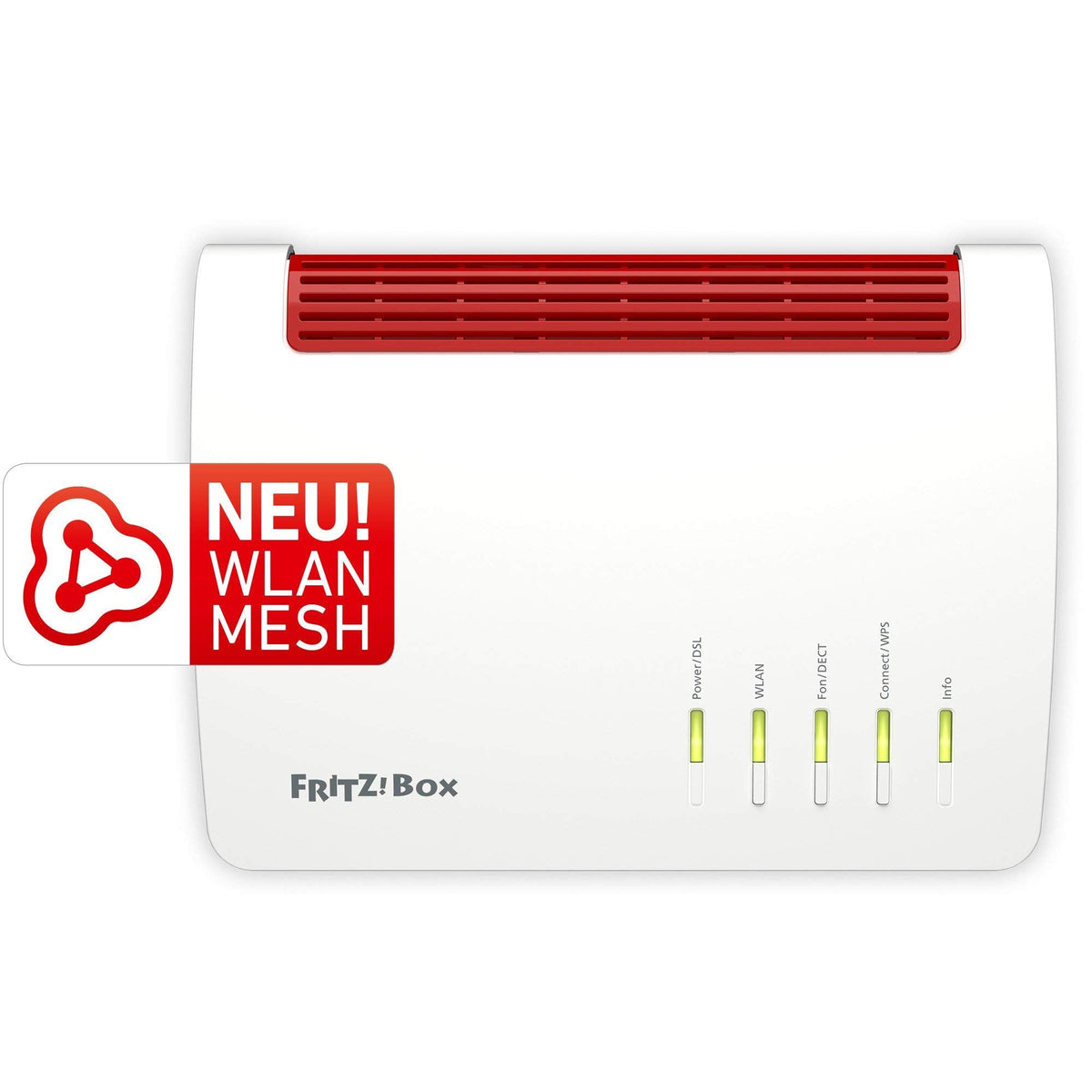 AVM FRITZ! Box 7590 Router – Dual-Band WLAN AC+N, VDSL/ADSL, DECT-Basis, Mediaserver – Produktansicht 4