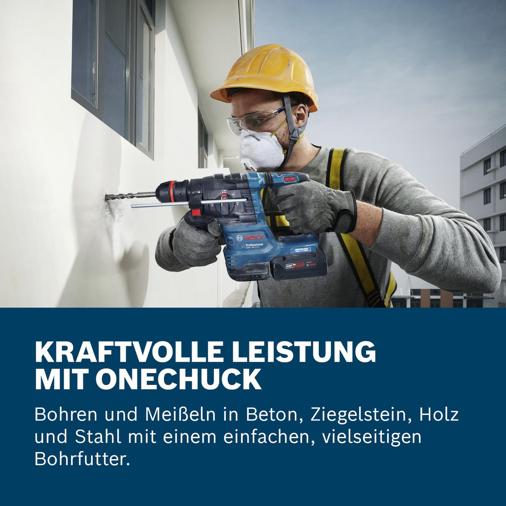 Bosch PRO 18 V System Akku-Bohrhammer GBH 18 V-22 X (inkl. L-BOXX 136) – Produktansicht 3