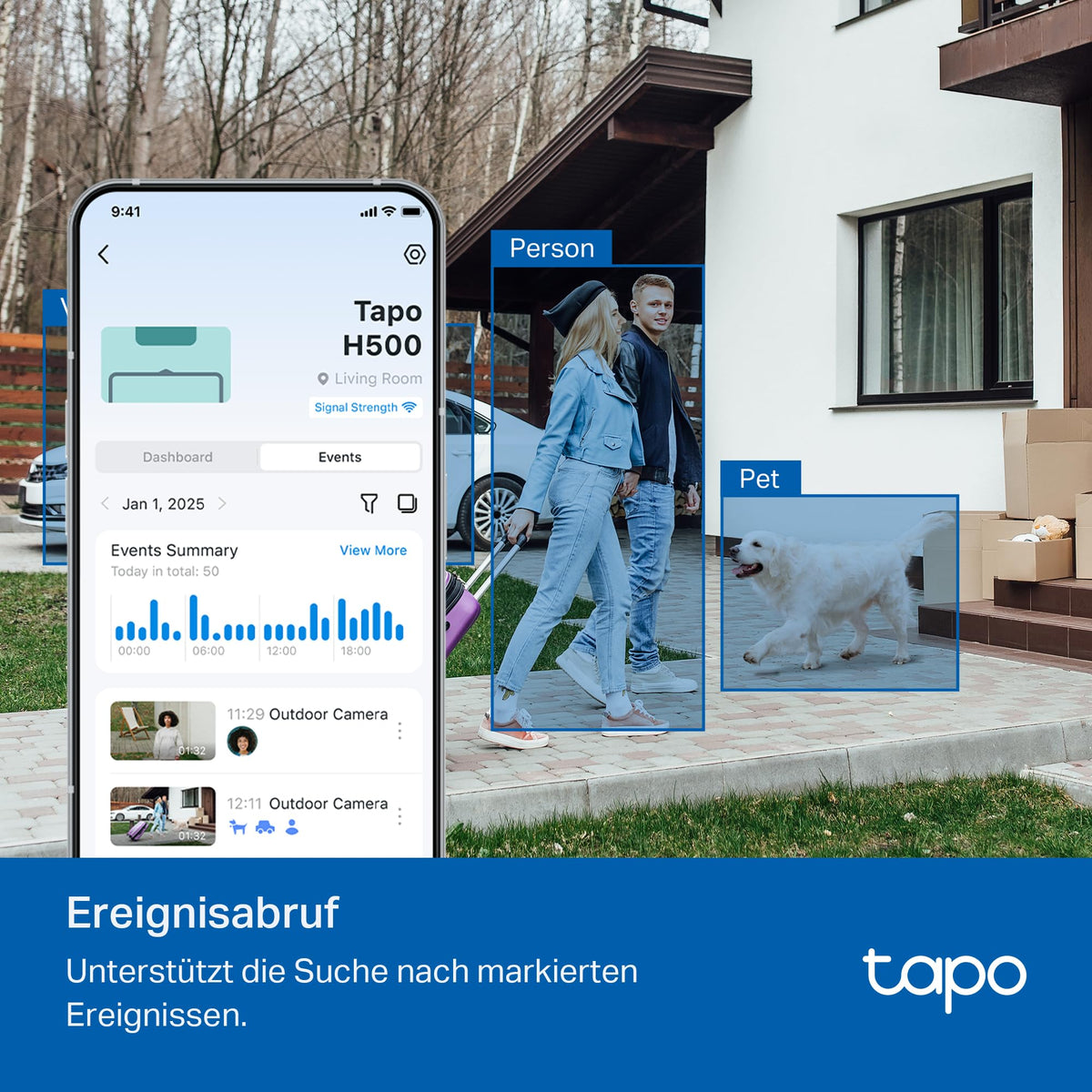 TP-Link Tapo H500 HomeBase – Smart Hub mit 16GB Speicher, erweiterbar auf 16TB – Produktansicht 9