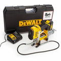 DeWalt DCGG571M1-GB 18 V XR Akku Fettpresse inkl. 1x 4,0 Ah Akkus – Produktansicht 1