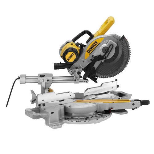 DeWalt DWS727 250 mm beidseitig neigbare Slide Gehrungssäge mit XPS – Produktansicht 2