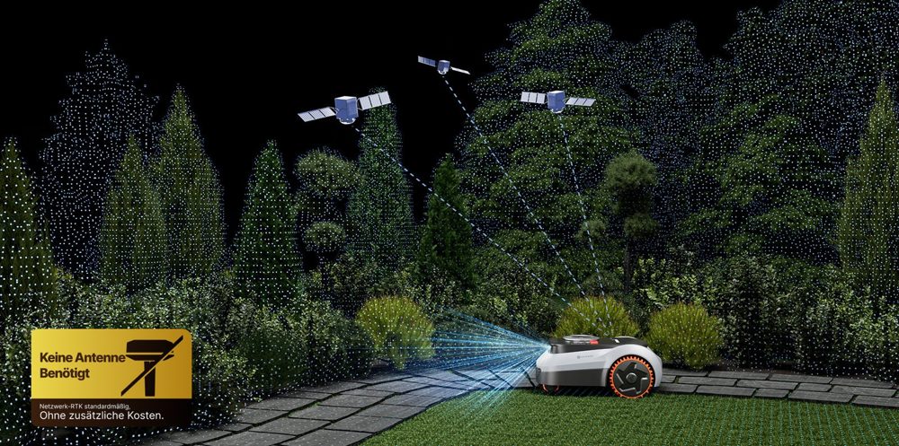 Segway Navimow i210E AWD Mähroboter mit Allradantrieb – Produktansicht 2