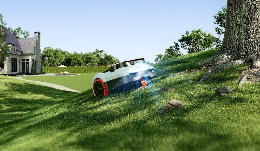 Segway Navimow i210E AWD Mähroboter mit Allradantrieb – Produktansicht 1