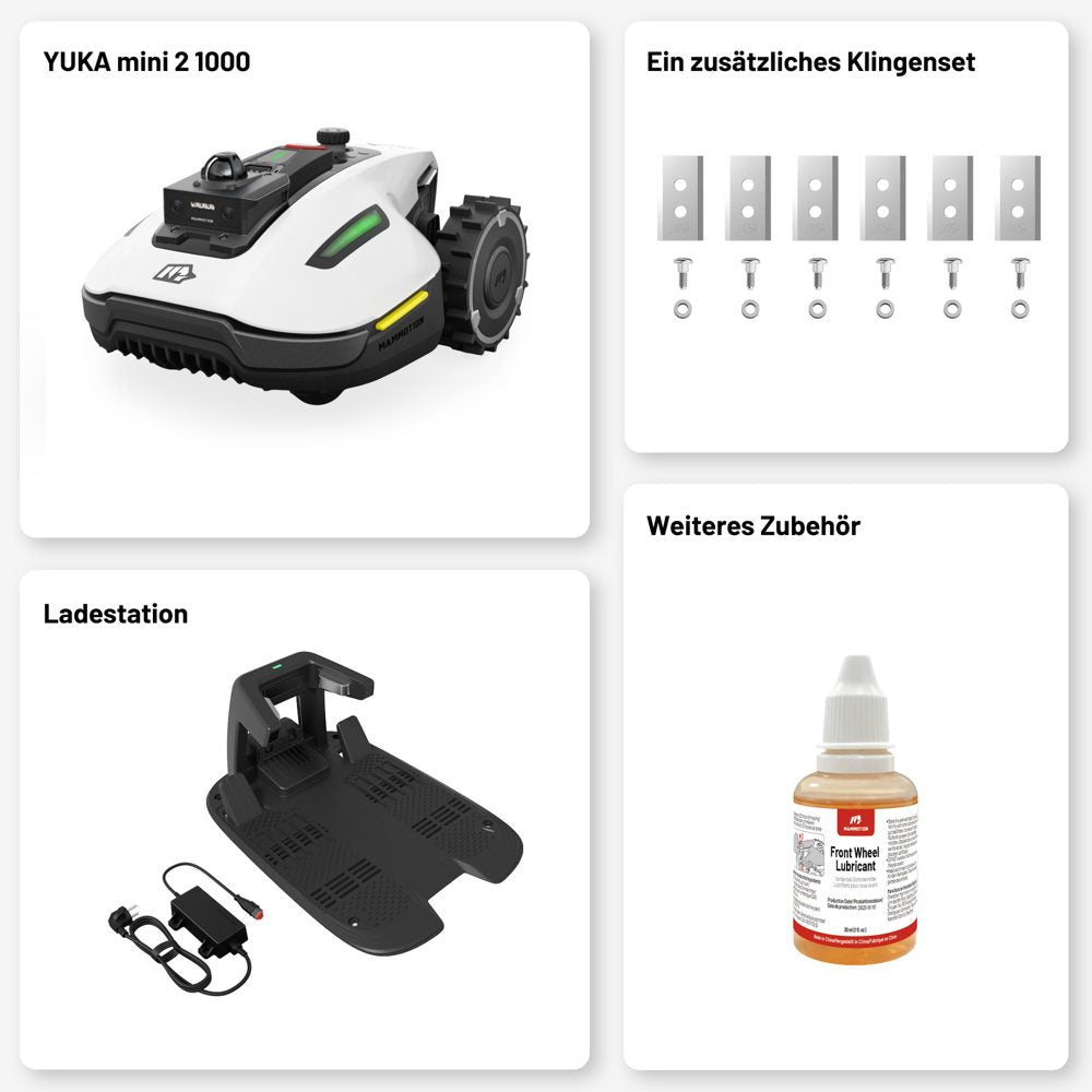 Mammotion YUKA mini 2 1000 Mähroboter – Produktansicht 4