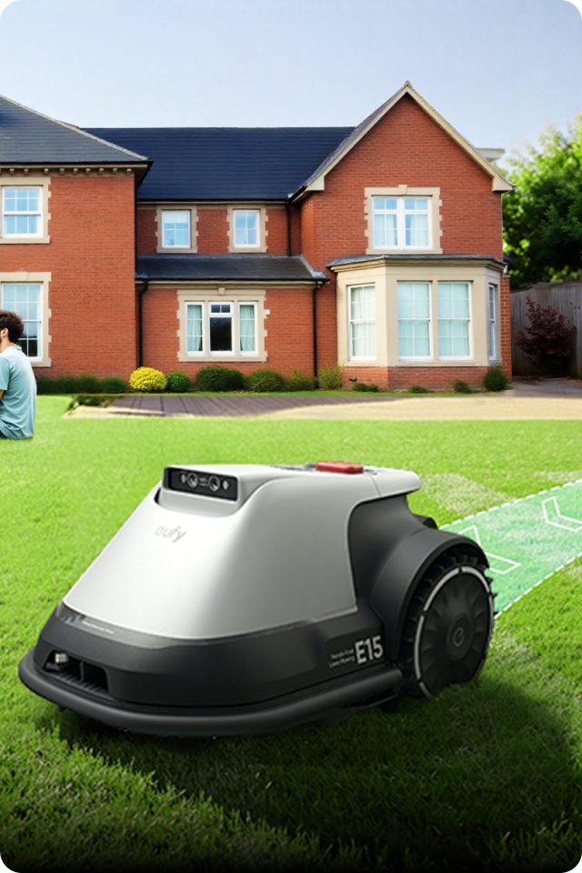 eufy E15 Mähroboter für bis zu 800 m² – Produktansicht 3