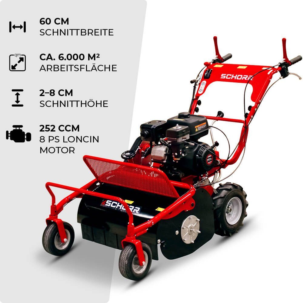 SCHORR RR600HM Schlegelmäher 60 cm – Produktansicht 2