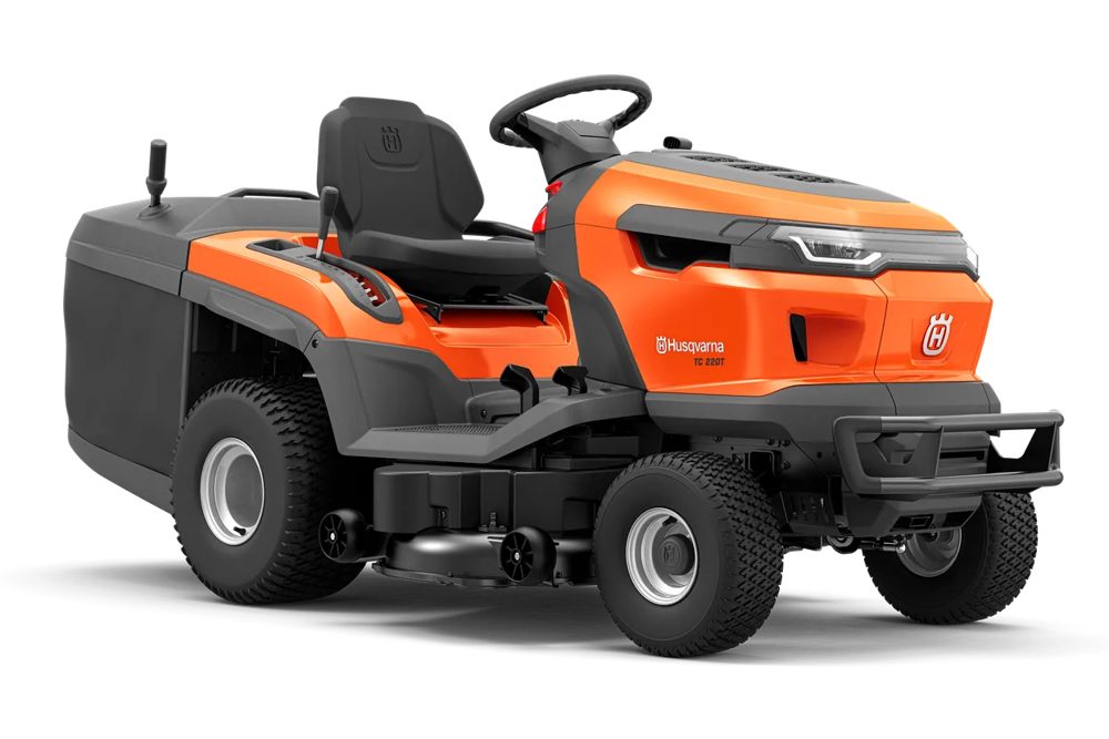 Husqvarna TC 220T Rasentraktor mit Fangkorb – Produktansicht 2