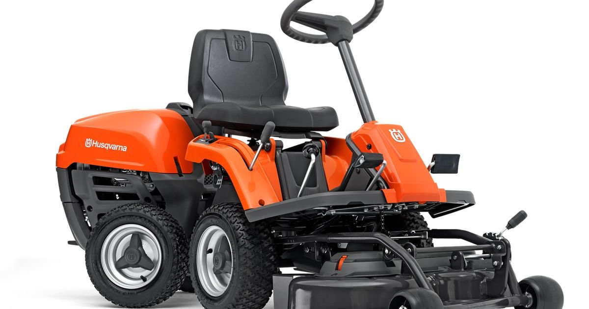 Husqvarna Rider R 112C5 Frontmäher mit 85 cm Mähdeck – Produktansicht 1