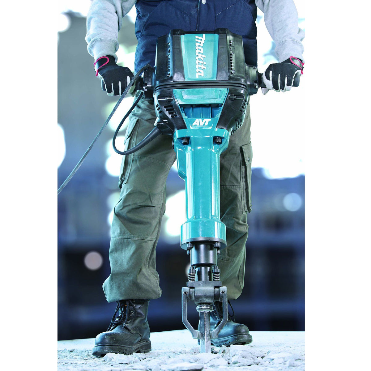 Makita HM1812 32Kg AVT mit Sechskantaufnahme Elektro-Abbruchhammer – Produktansicht 4