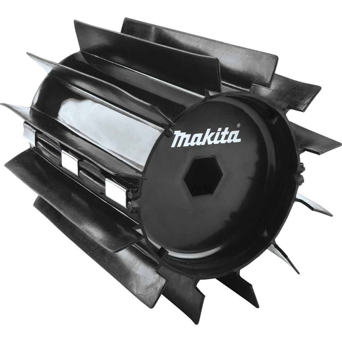 Makita SW400MP Split-Shaft Multifunktionswerkzeug Kehrbürsten-Aufsatz nur für DUX60 / UX01G – Produktansicht 4