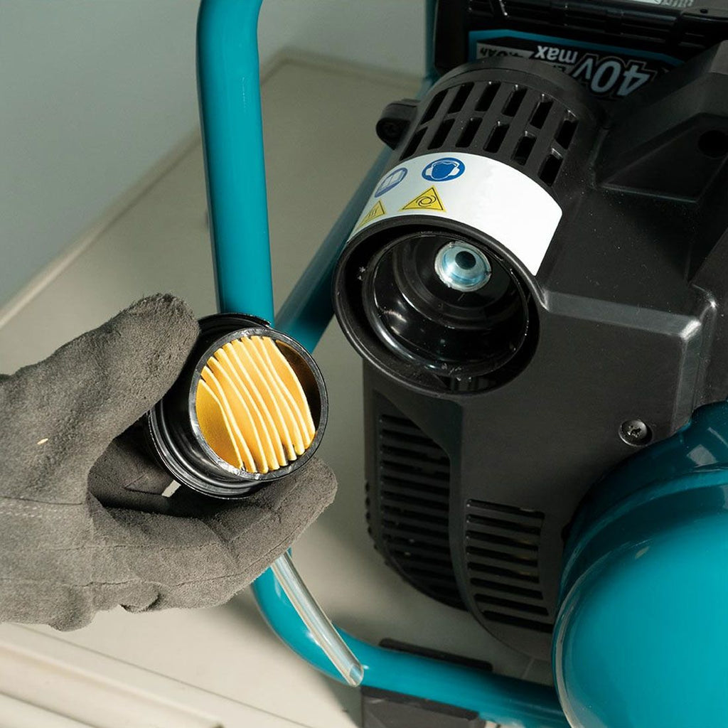 Makita AC001GZ 40 V Max XGT geräuscharme Serie bürstenlos 7.6L Luftkompressor ohne Akku und Ladegerät – Produktansicht 10