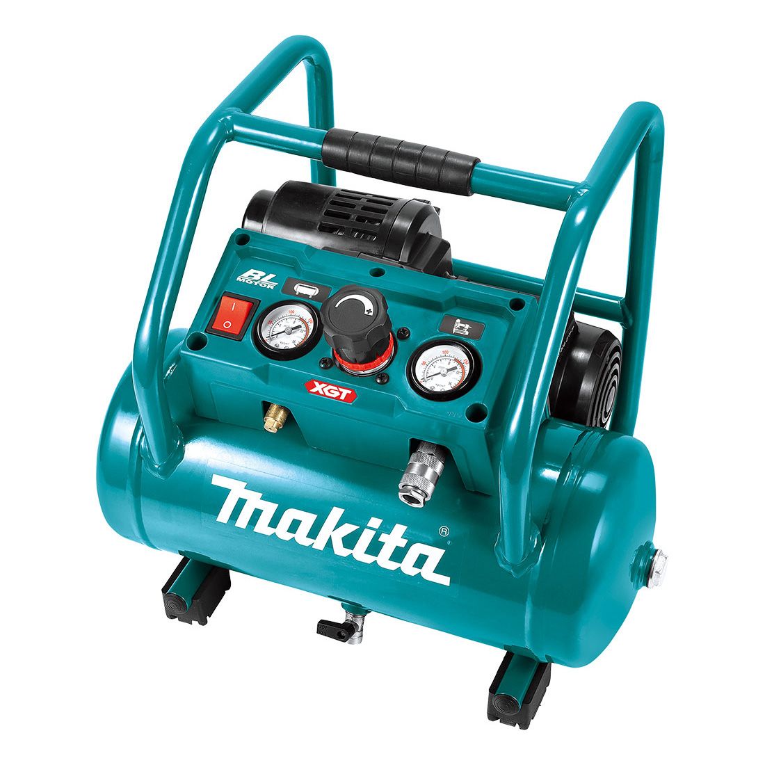 Makita AC001GZ 40 V Max XGT geräuscharme Serie bürstenlos 7.6L Luftkompressor ohne Akku und Ladegerät – Produktansicht 2