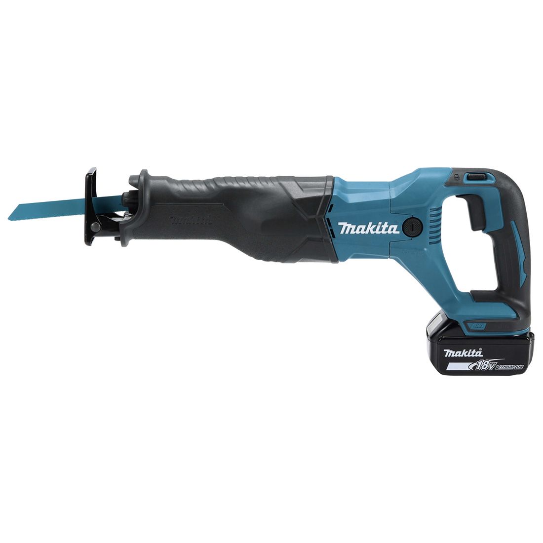 Makita DJR186RTE 18 V LXT Akku Säbelsäge inkl. 2x 5,0 Ah Akkus – Produktansicht 2