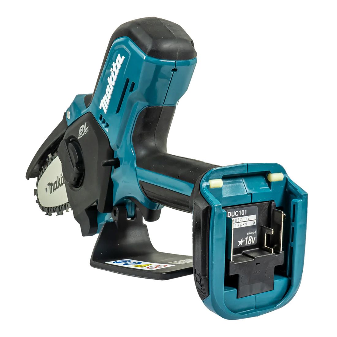 Makita DUC101RT 18 V LXT Akku bürstenlos 100 mm / 4" Astschere inkl. 1x 5,0 Ah Akku – Produktansicht 4