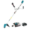 Makita DUR191URT8 18 V LXT bürstenlos Split-Shaft U-Handle Rasentrimmer inkl. 1x 5,0 Ah Akku – Produktansicht 1