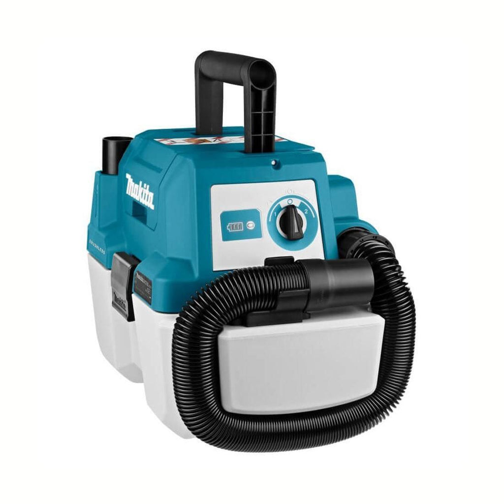 Makita DVC750LZ 18 V LXT BL 7.5L Staubklasse L Nass-/Trocken Staubsauger ohne Akku und Ladegerät – Produktansicht 2