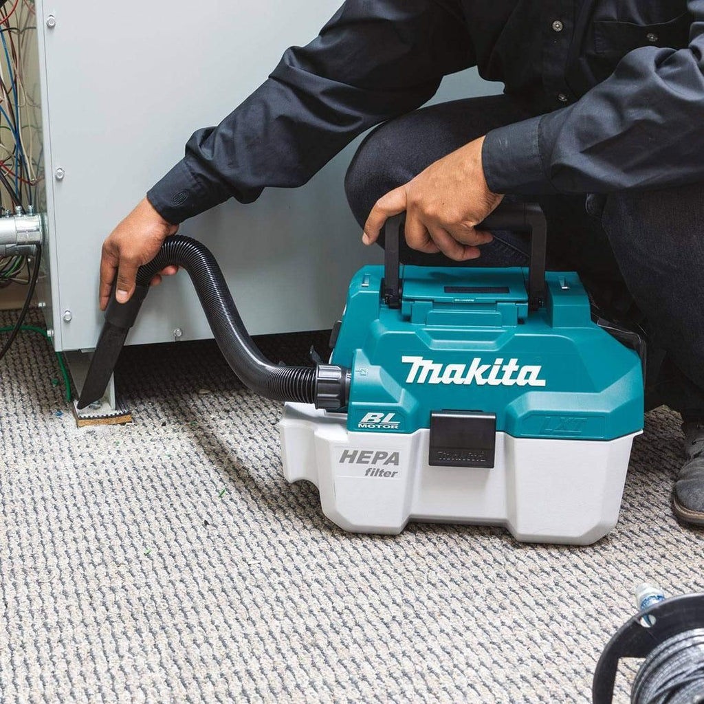 Makita DVC750LZ 18 V LXT BL 7.5L Staubklasse L Nass-/Trocken Staubsauger ohne Akku und Ladegerät – Produktansicht 6