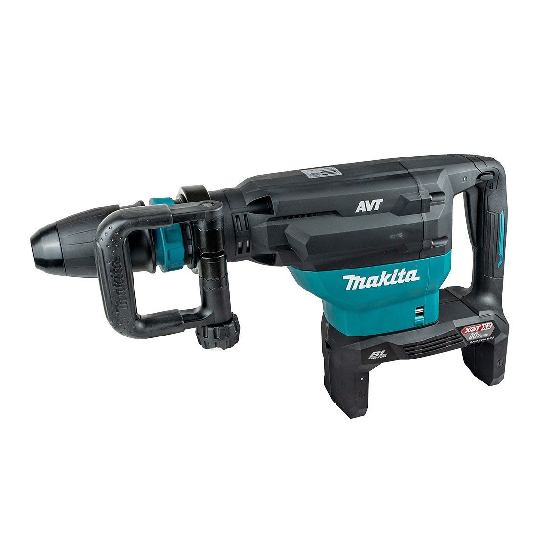 Makita HM002GZ03 Twin 40 V Max XGT SDS Max Abbruchhammer ohne Akku und Ladegerät, im Koffer – Produktansicht 2