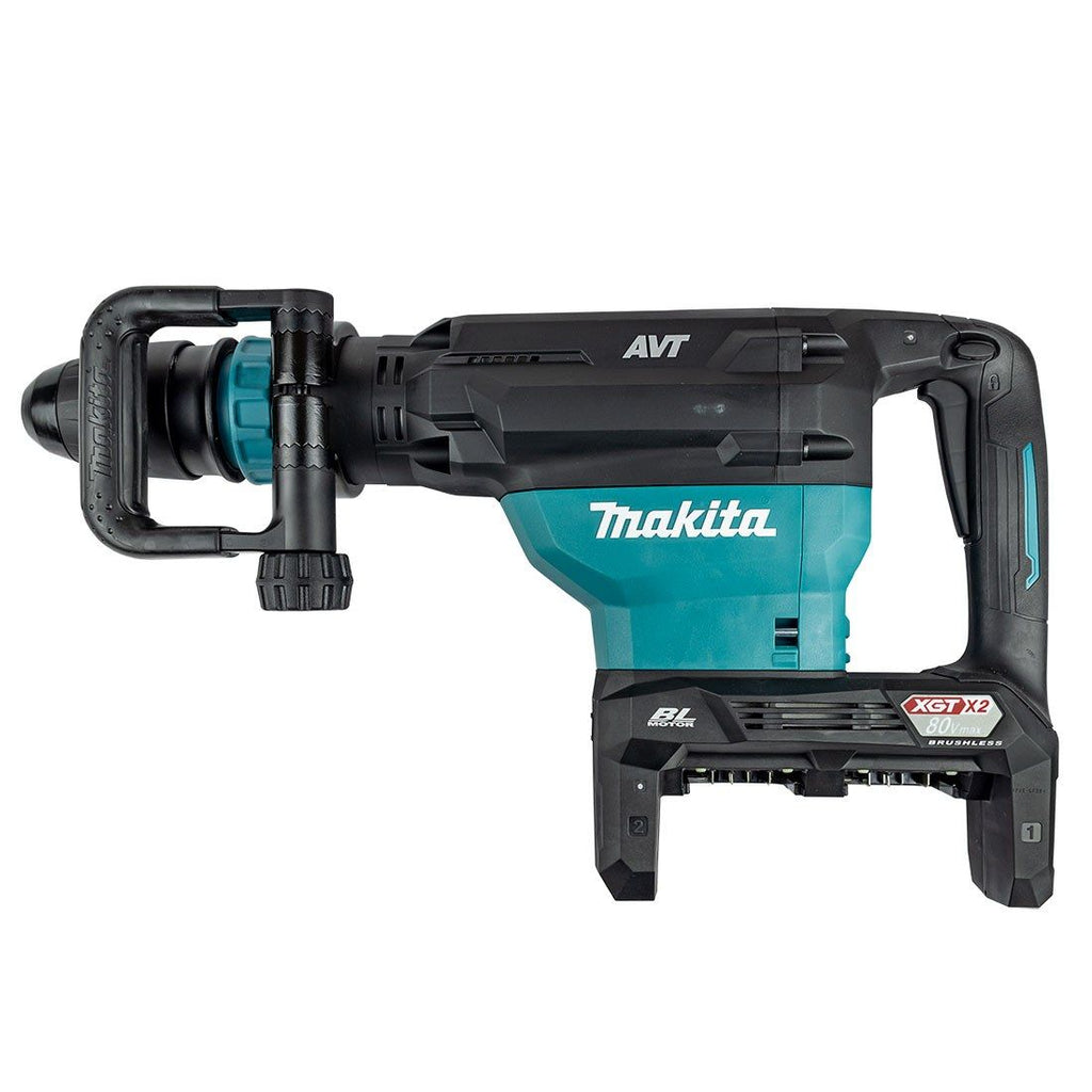 Makita HM002GZ03 Twin 40 V Max XGT SDS Max Abbruchhammer ohne Akku und Ladegerät, im Koffer – Produktansicht 3
