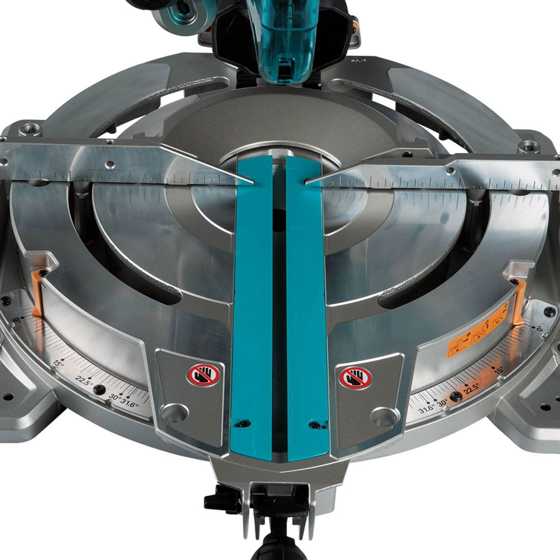 Makita LS1019L 260 mm 10" beidseitig neigbare Zug-Kapp- und Gehrungs Gehrungssäge mit Laser – Produktansicht 3