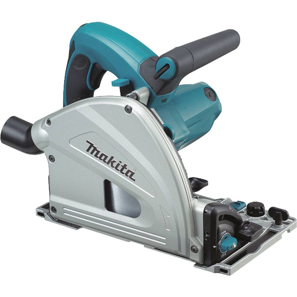Makita SP6000J2 Tauchsäge 165 mm inkl. 2x Führungsschienen, Verbindungsstück & Makpac-Koffer – Produktansicht 2