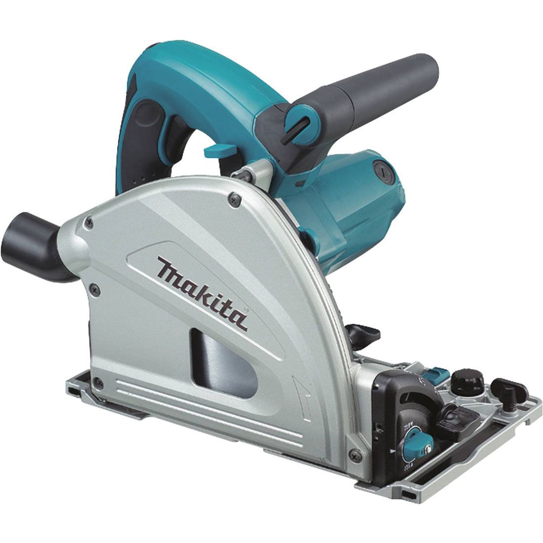 Makita SP6000J2 Tauchsäge 165 mm inkl. 2x Führungsschienen, Verbindungsstück & Makpac-Koffer – Produktansicht 2