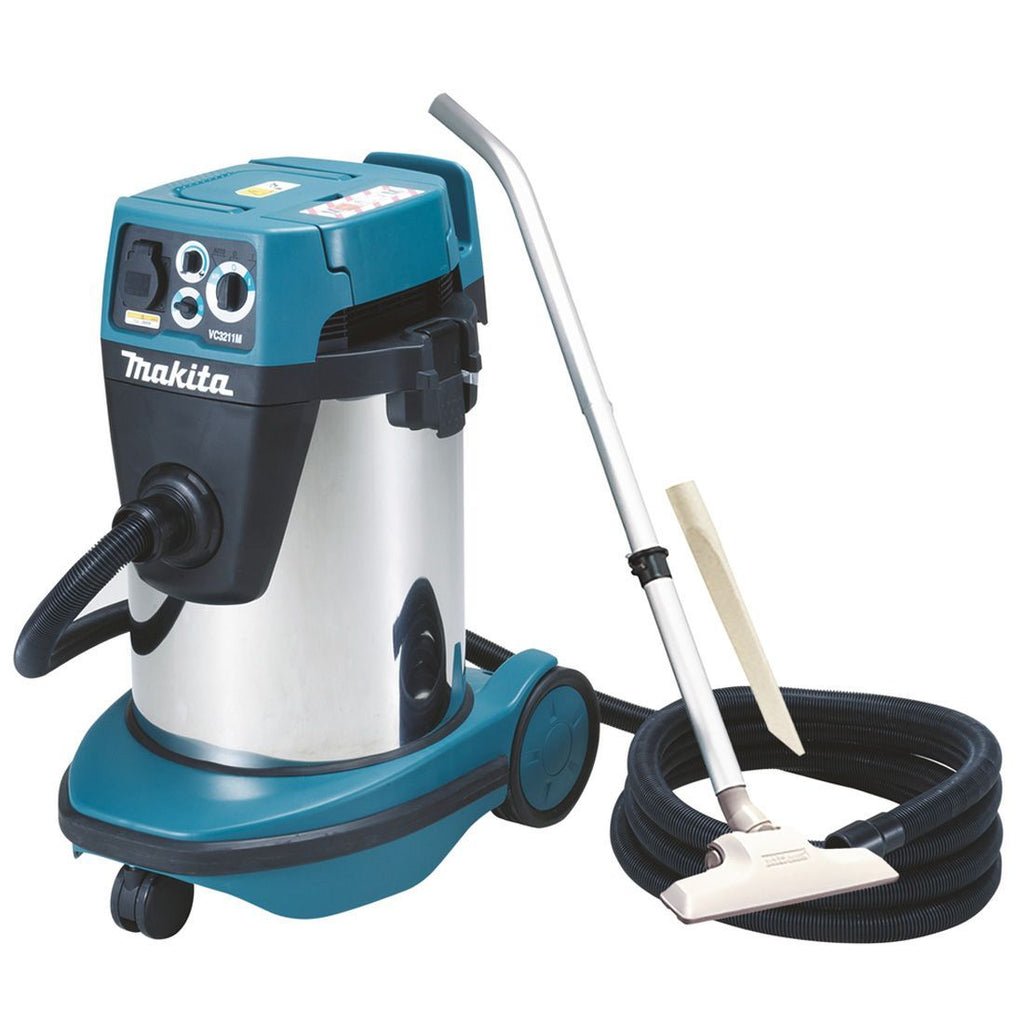 Makita VC3211MX1 Nass-/Trocken Staubklasse M 32 Liter Staubabsaugung – Produktansicht 3